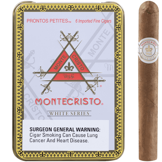 MONTECRISTO WHITE PRONTOS PETITES 5/6 TIN 4.00X33