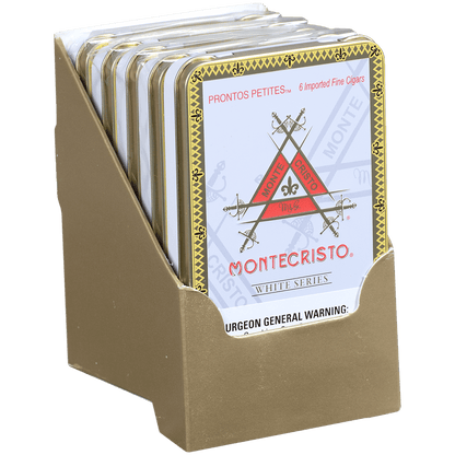 MONTECRISTO WHITE PRONTOS PETITES 5/6 TIN 4.00X33