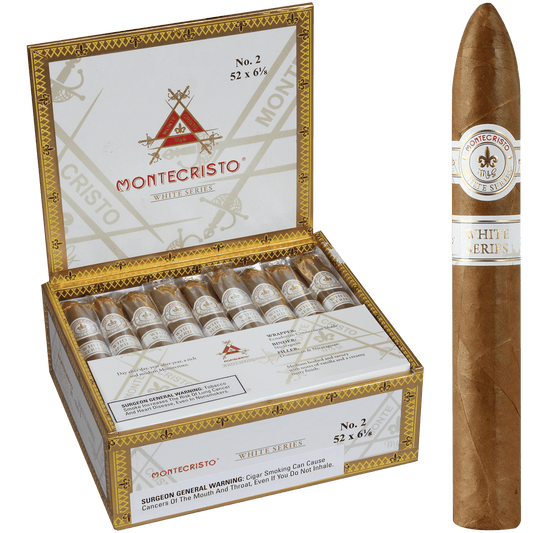 MONTECRISTO WHITE NO. 2 BELICOSO 27 CT. BOX 6.12X52