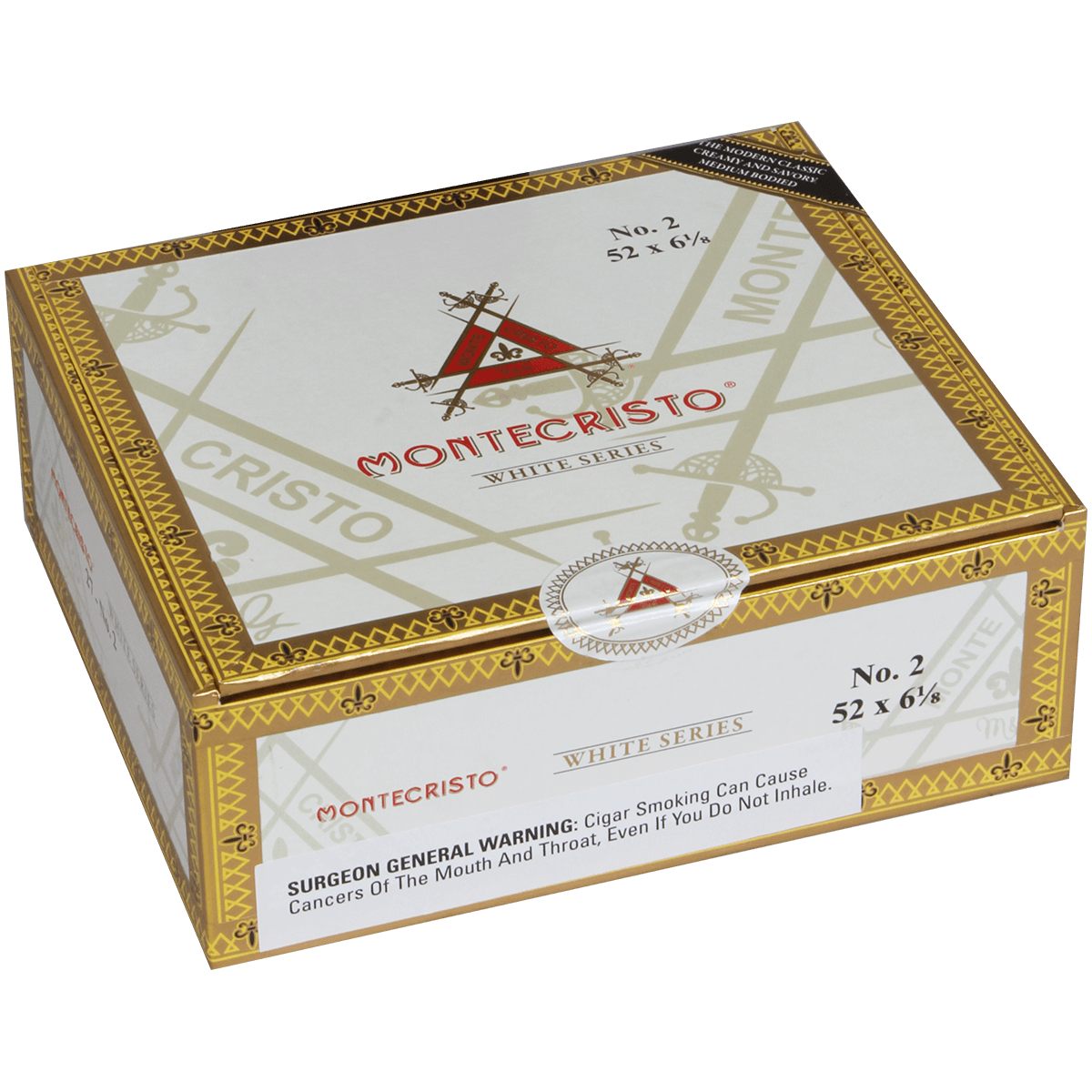 MONTECRISTO WHITE NO. 2 BELICOSO 27 CT. BOX 6.12X52
