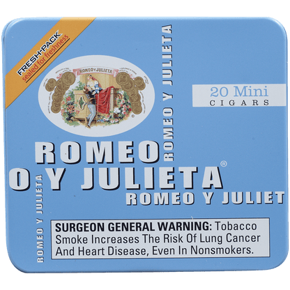 ROMEO Y JULIETA MINI (BLUE) 5/20 CT. TINS 2.875X20