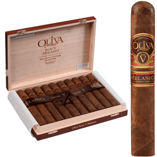 OLIVA SERIE V MELANIO DOUBLE TORO 10 CT. BOX 6.00X60