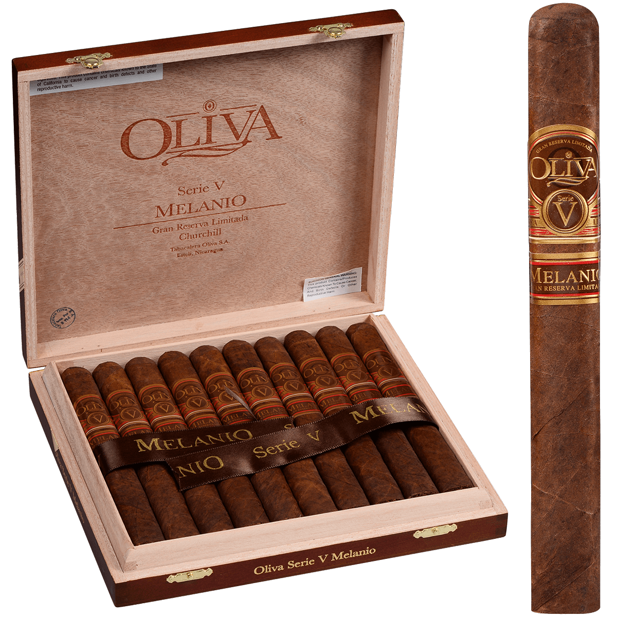 OLIVA SERIE V MELANIO CHURCHILL 10 CT. BOX 7.00X50