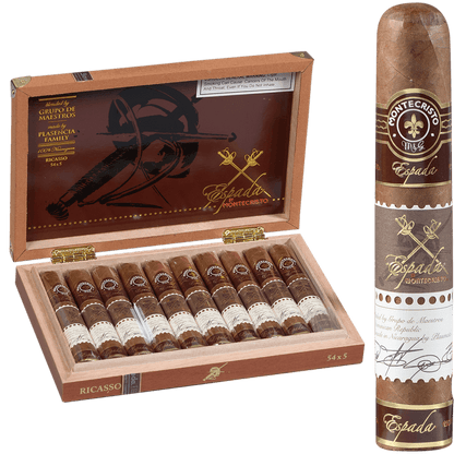 MONTECRISTO ESPADA RICASSO 10 CT. BOX 5.00X54