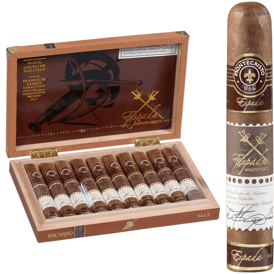 MONTECRISTO ESPADA RICASSO 10 CT. BOX 5.00X54