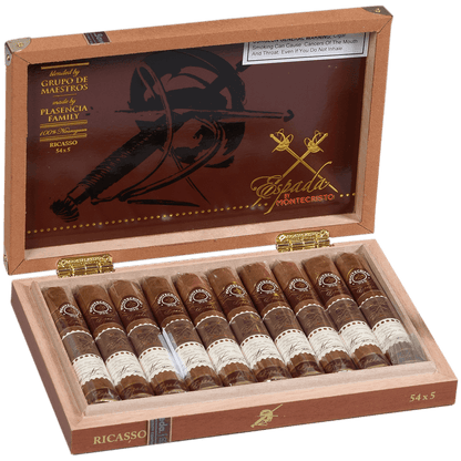 MONTECRISTO ESPADA RICASSO 10 CT. BOX 5.00X54