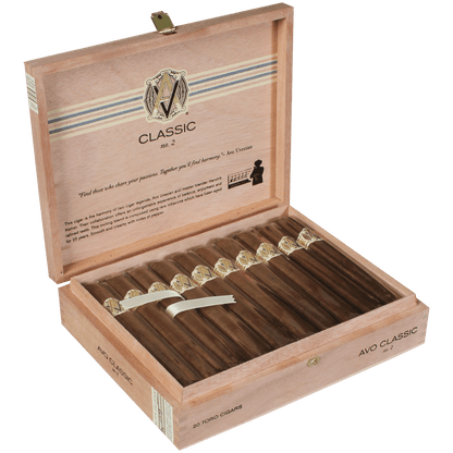 AVO CLASSIC NO. 2 TORO 20 CT. BOX 6.00X50