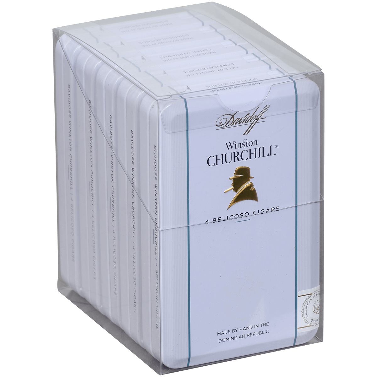 DAVIDOFF WINSTON CHURCHILL BELICOSO 20 CT. 5/4 TINS 4.50X46