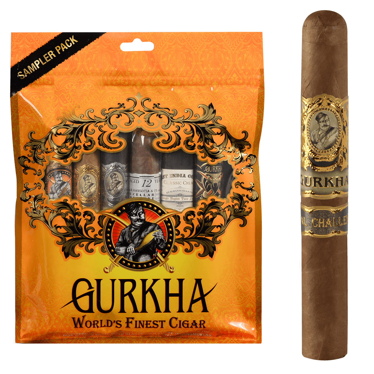 GURKHA TORO DR SAMPLER 6 CT PACKS 6.00X50
