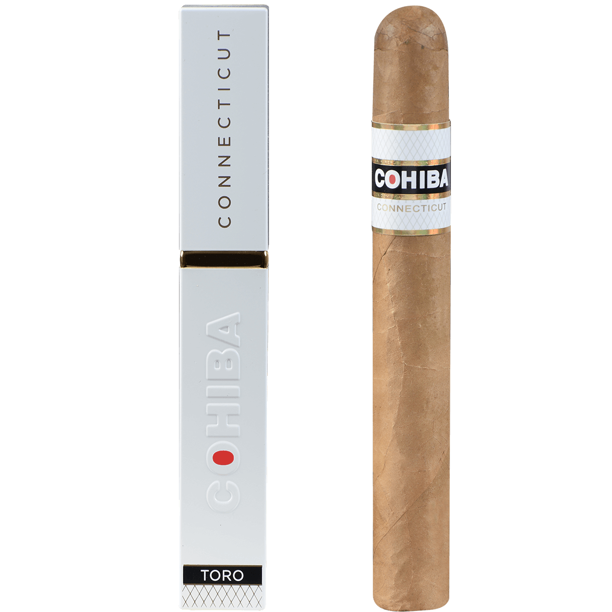 COHIBA CONNECTICUT TUBE TORO 10 CT. BOX 6.50X52