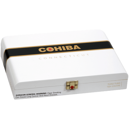 COHIBA CONNECTICUT TUBE TORO 10 CT. BOX 6.50X52