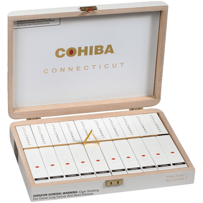 COHIBA CONNECTICUT TUBE TORO 10 CT. BOX 6.50X52