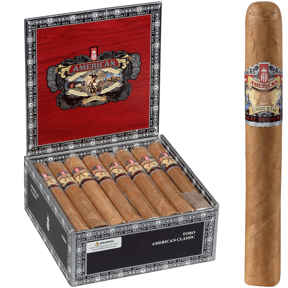 ALEC BRADLEY AMERICAN CLASSIC BLEND TORO 24 CT. BOX 6.00X50