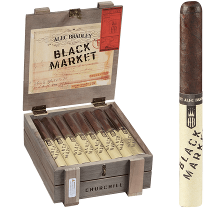 BLACK MARKET BY ALEC BRADLEY CHURCHILL 24 CT. BOX 7.00X50