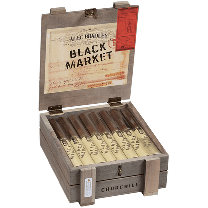 BLACK MARKET BY ALEC BRADLEY CHURCHILL 24 CT. BOX 7.00X50