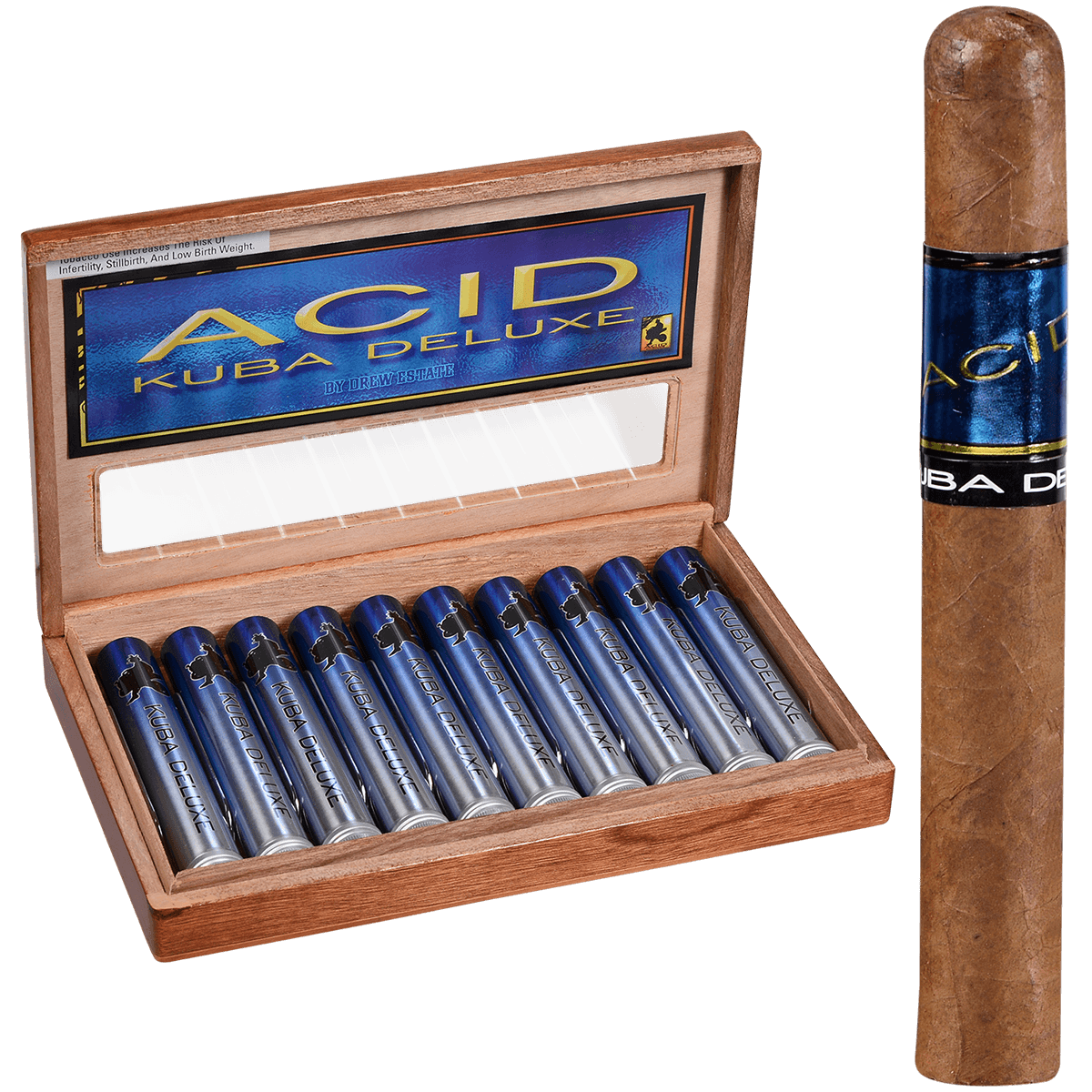 ACID KUBA DELUXE TUBOS 10 CT. BOX 6.00X50