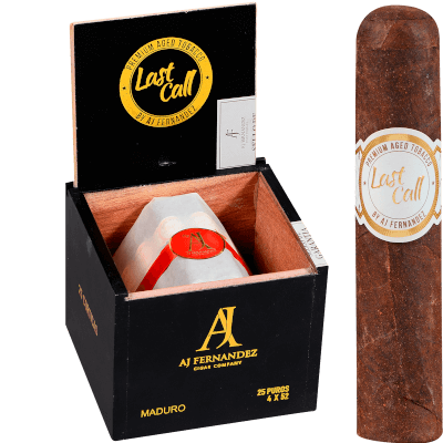 LAST CALL BY AJ FERNANDEZ MADURO CORTICAS 25 CT. BOX 4.00X52