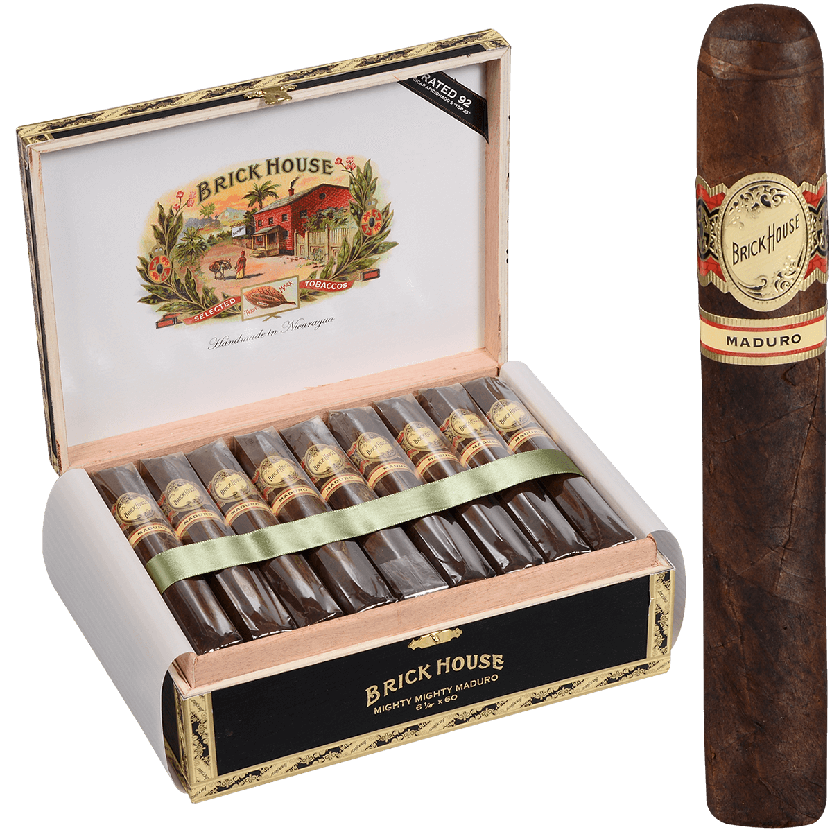 BRICK HOUSE MADURO MIGHTY MIGHTY 25 CT. BOX 6.25X60
