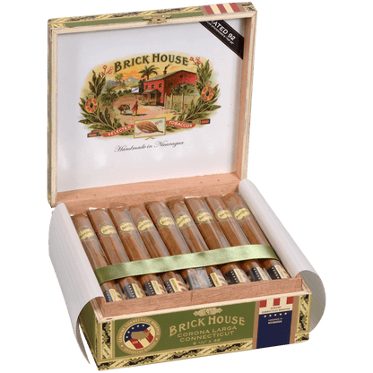 BRICK HOUSE DOUBLE CONNECTICUT CORONA LARGA 25 CT. BOX 6.25X46