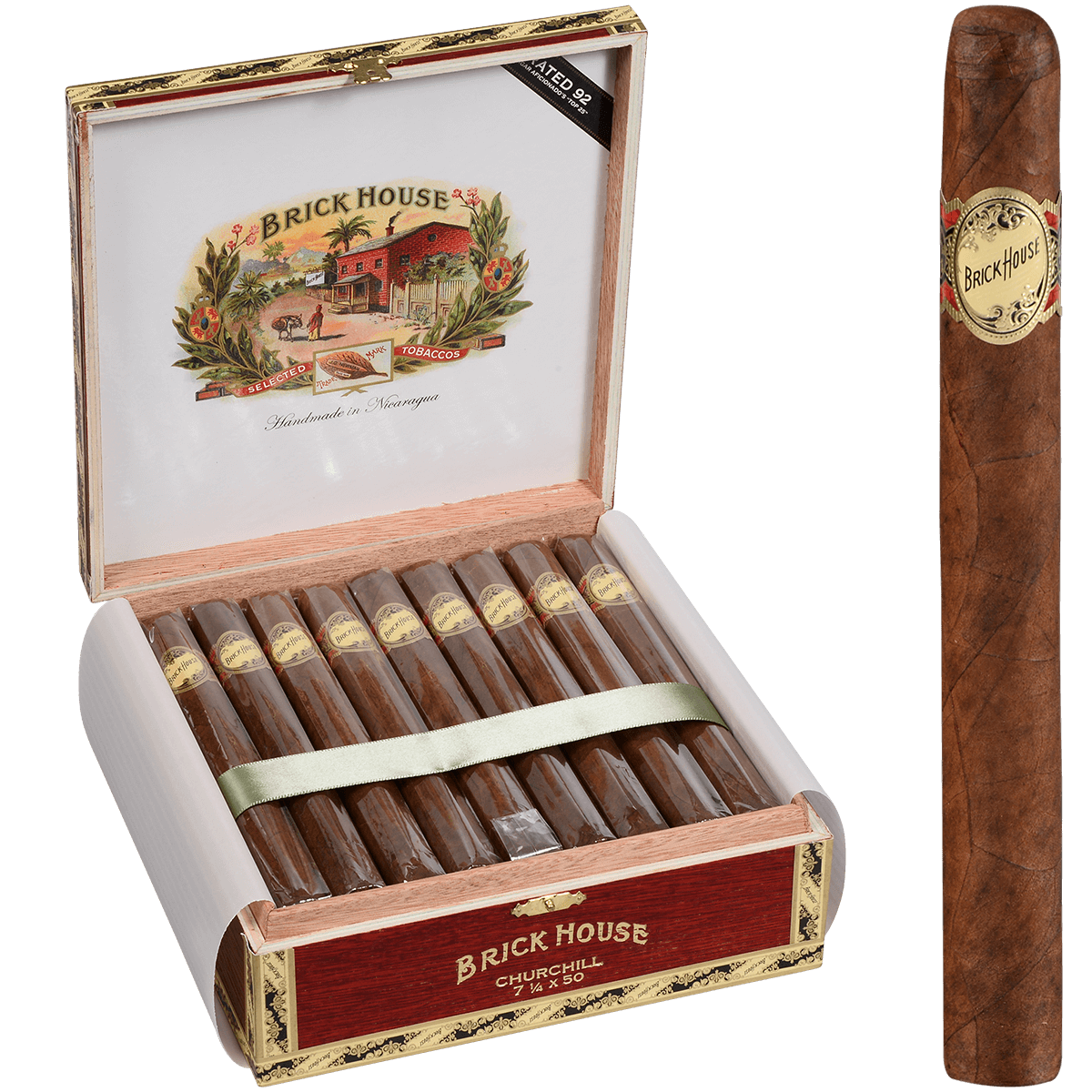 BRICK HOUSE CHURCHILL 25 CT. BOX 7.25X50