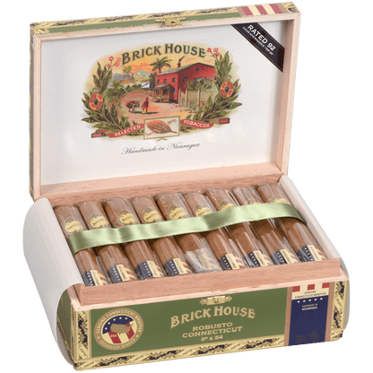 BRICK HOUSE DOUBLE CONNECTICUT ROBUSTO 25 CT. BOX 5.00X54