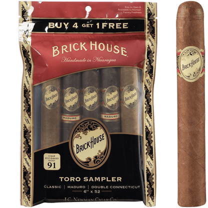 BRICK HOUSE TORO 5/5 CT SAMPLER BAGS 6.00X52