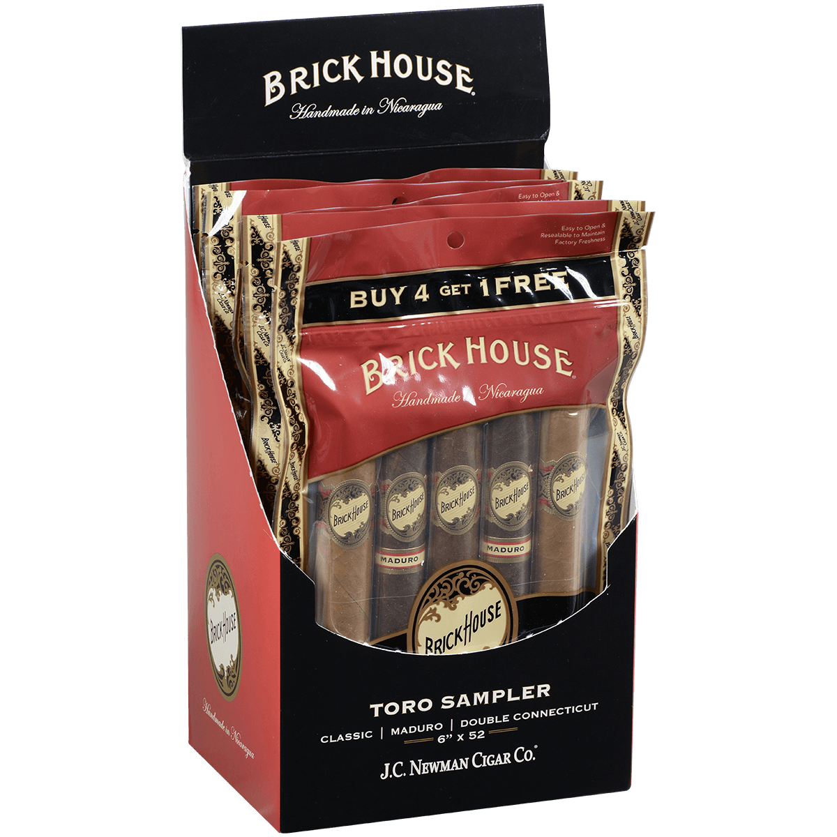 BRICK HOUSE TORO 5/5 CT SAMPLER BAGS 6.00X52