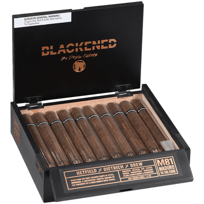 BLACKENED BY DREW ESTATE M81 CORONA DOBLE 20 CT. 7 X 50 BX.