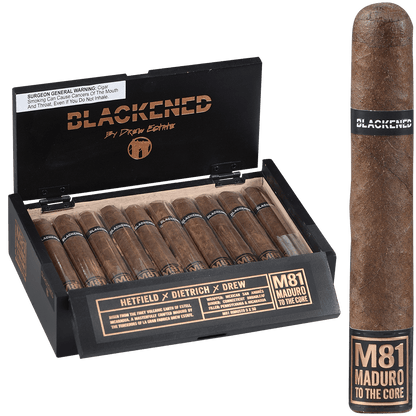 BLACKENED BY DREW ESTATE M81 ROBUSTO 20CT 5X 50 BX