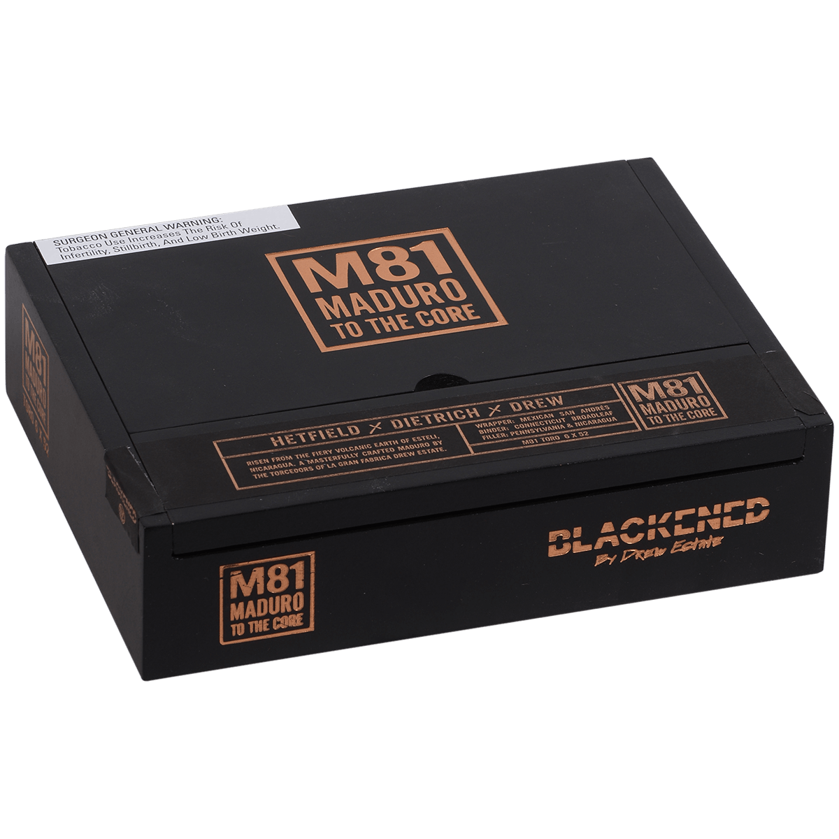 BLACKENED BY DREW ESTATE M81 TORO 20 CT. 6X52 BX
