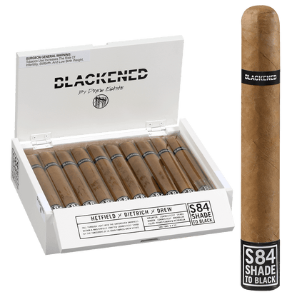 BLACKENED BY DREW ESTATE S84 SHADE TO BLACK TORO 20 CT. BOX 6.00X52