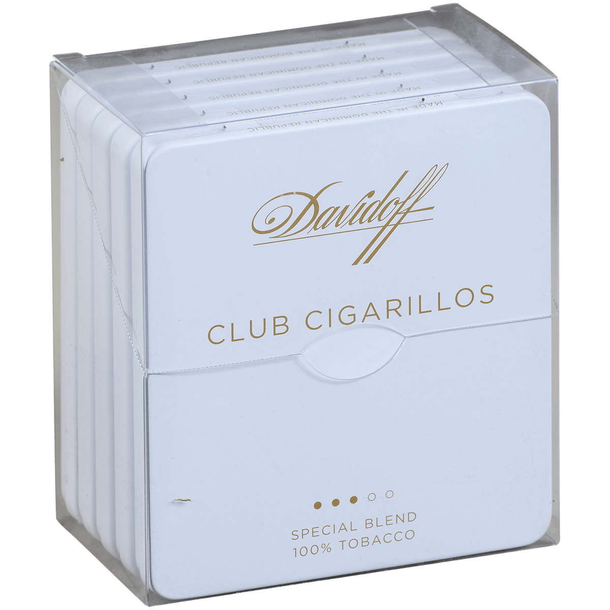 DAVIDOFF MINI CLUB CIGARILLO 5/10 TINS  4.00X23