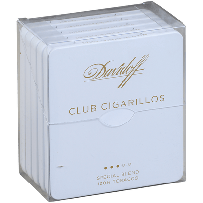 DAVIDOFF MINI CLUB CIGARILLO 5/10 TINS  4.00X23