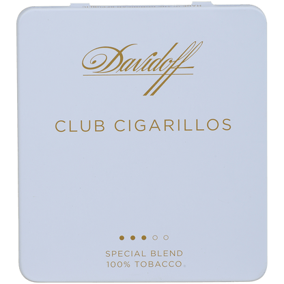 DAVIDOFF MINI CLUB CIGARILLO 5/10 TINS  4.00X23