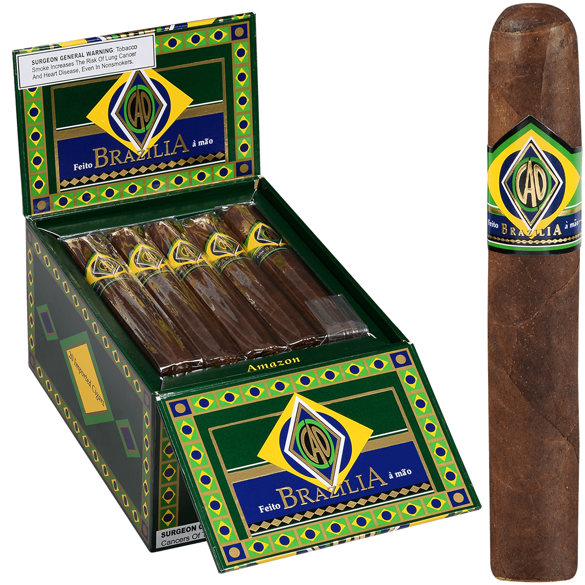 CAO BRAZILIA AMAZON 20 CT. BOX  6.00X60