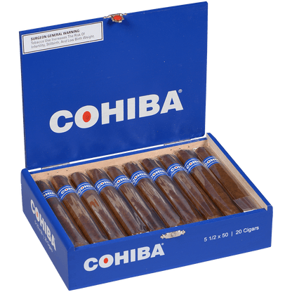 COHIBA BLUE ROBUSTO 20 CT. BOX 5.50X50