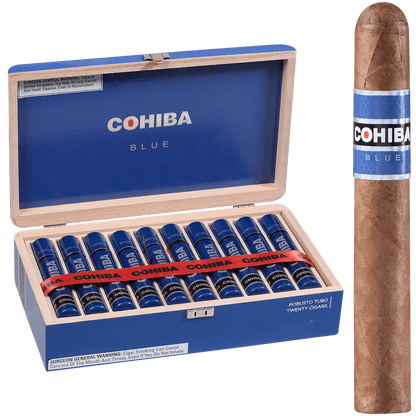 COHIBA BLUE ROBUSTO TUBO 20 CT. BOX 5.50X50
