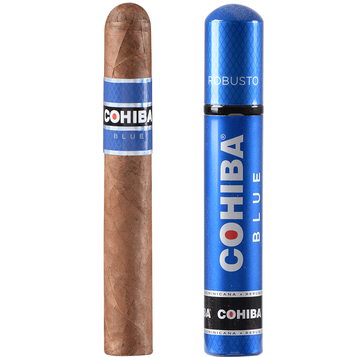 COHIBA BLUE ROBUSTO TUBO 20 CT. BOX 5.50X50