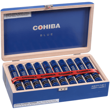 COHIBA BLUE ROBUSTO TUBO 20 CT. BOX 5.50X50