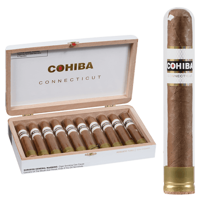 COHIBA CONNECTICUT ROBUSTO TUBO 10 CT. BOX 5.00X50