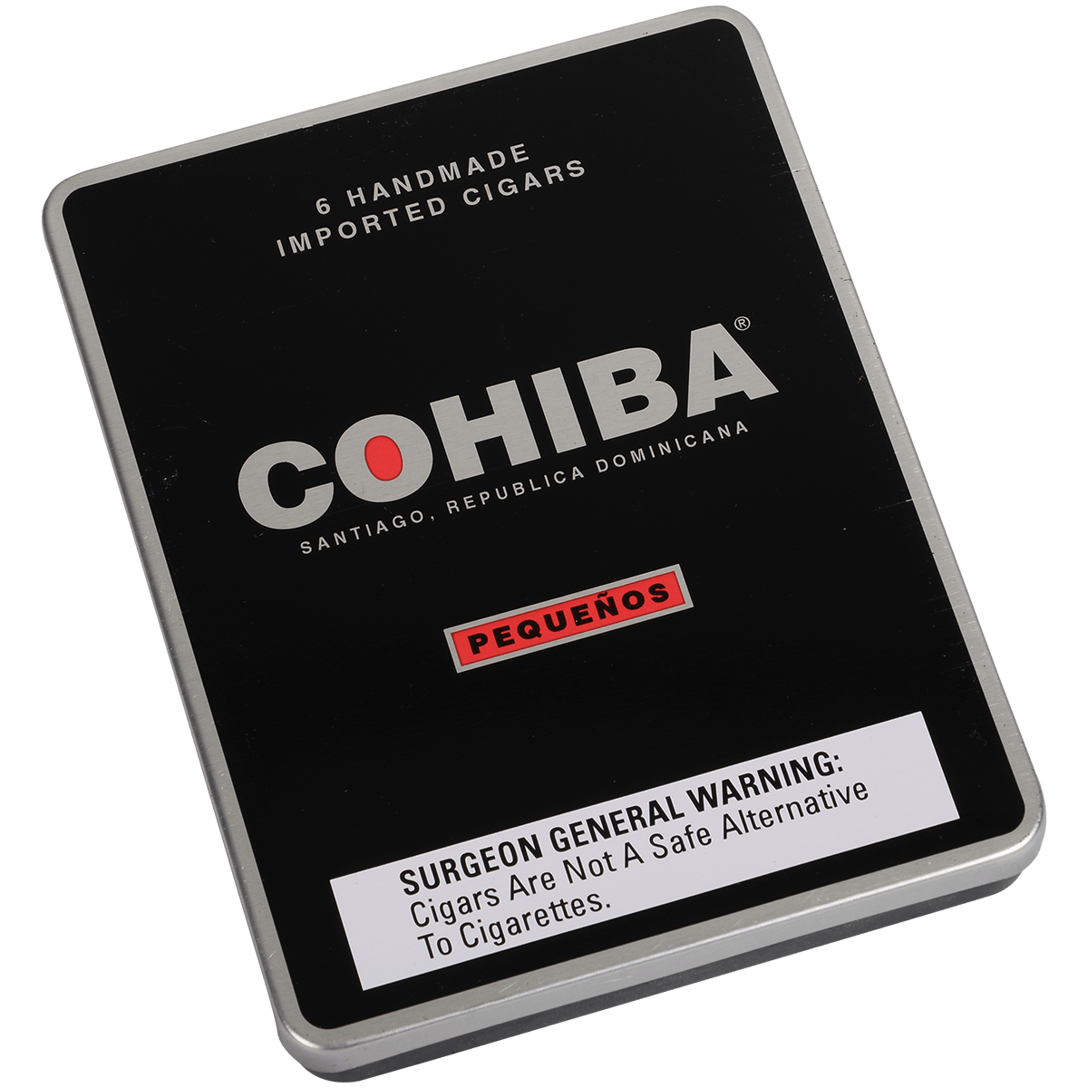 COHIBA BLACK PEQUENOS 5/6 TINS 4.13X34