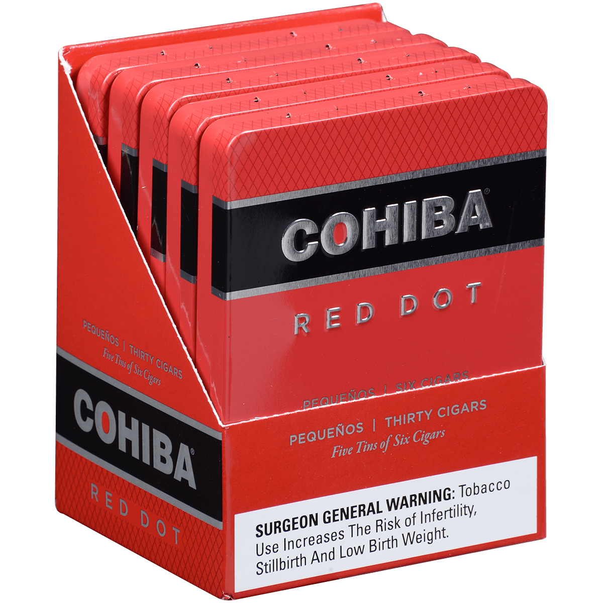 COHIBA PEQUENOS 5/6 TINS 4.13X34