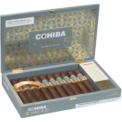 Limited Edition Cohiba Serie M Reserva Plata 10 Ct. 6.00x52