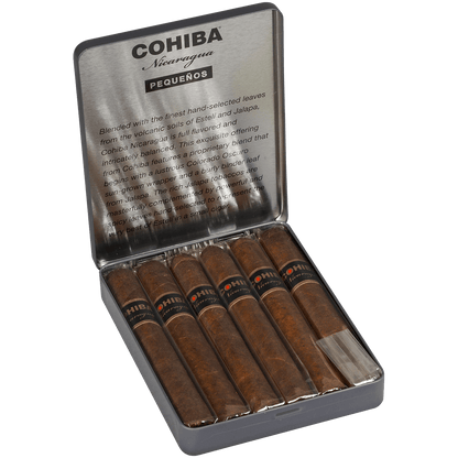 COHIBA NICARAGUA PEQUENOS 5/6 TINS 4.18X36