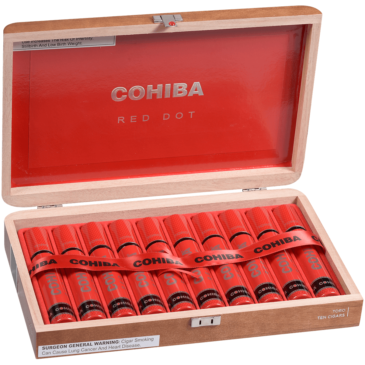COHIBA TORO TUBO 10 CT. BOX 6.00X50