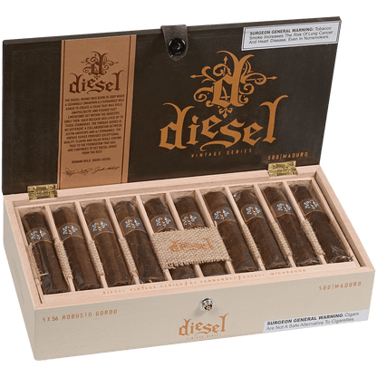 DIESEL VINTAGE SERIES MADURO ROBUSTO GORDO 20 CT. BOX 5.00X56