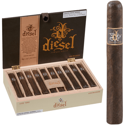 DIESEL VINTAGE SERIES MADURO TORO 20 CT. BOX 6.00X52