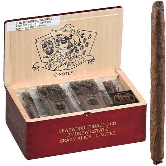 DEADWOOD CRAZY ALICE C-NOTES 100CT BOX 3.75X22