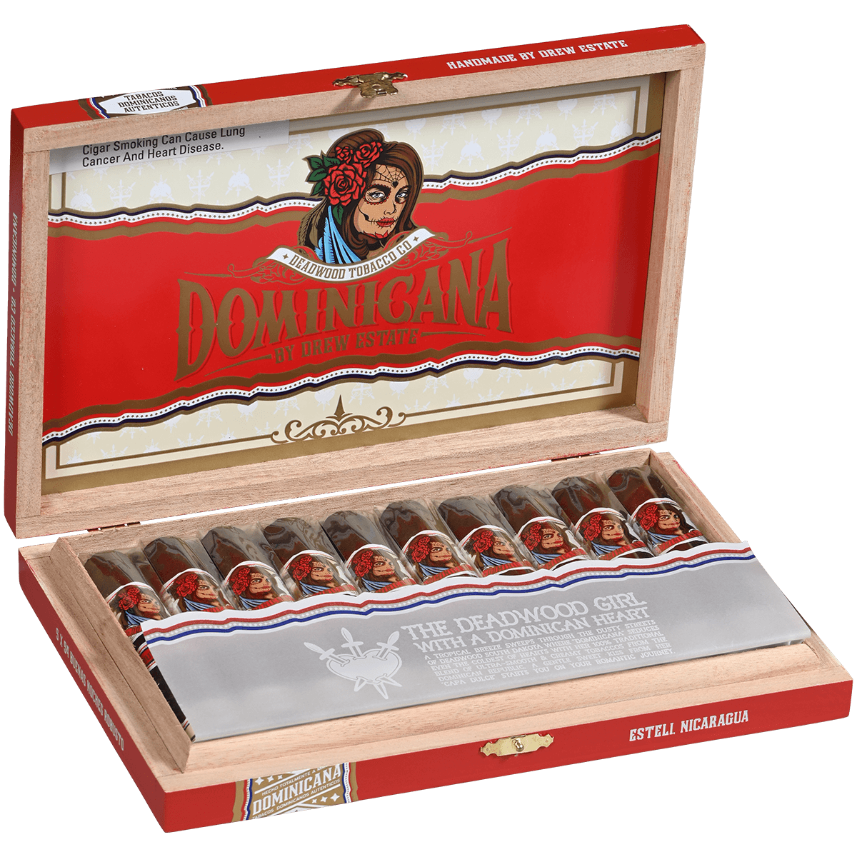 DEADWOOD DOMINICANA BUENAS NOCHES ROBUSTO 10CT BOX 5X54