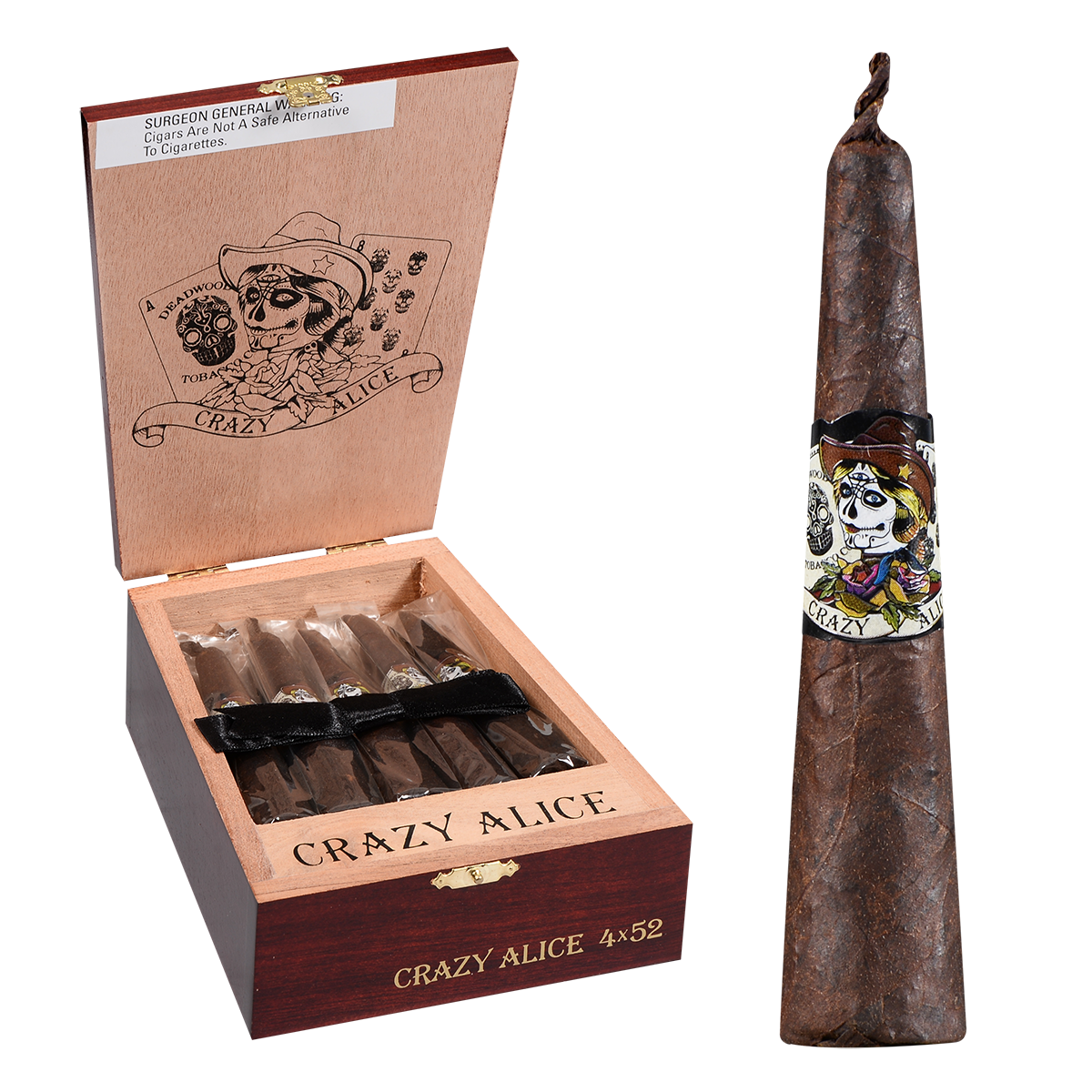 DEADWOOD CRAZY ALICE 10 CT. BOX 4.50X52